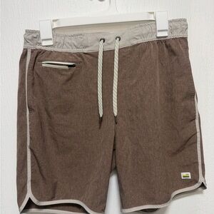 Vuori Tan Shorts with Drawstring